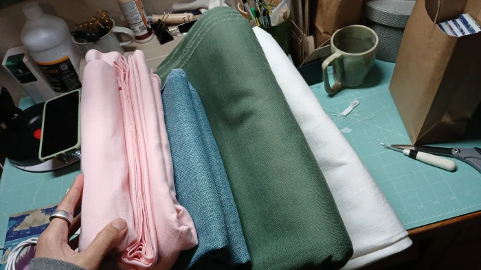 Thrifted fabric from Value Village