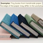 Tiny book from handmade paper